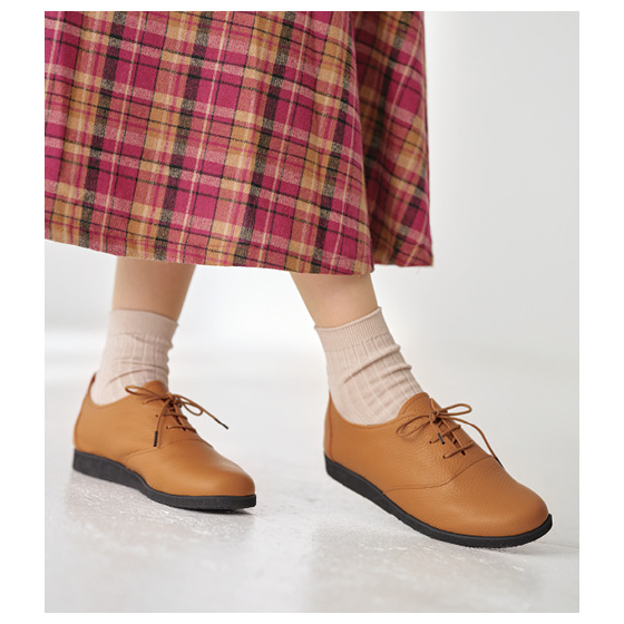 日本製ソフトレザーレースアップシューズM8872｜くらしと生協