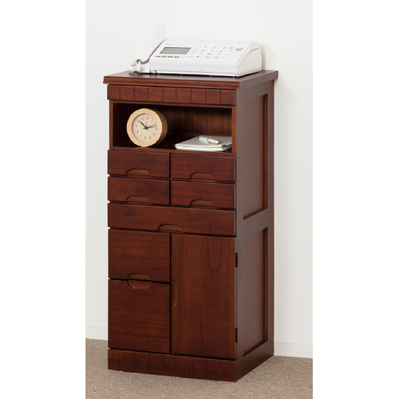 木製電話台 引き出し付き ブラウン Amazon｜AKOZLIN 電話台 木製 FAX台 ルーター収納 ボックス