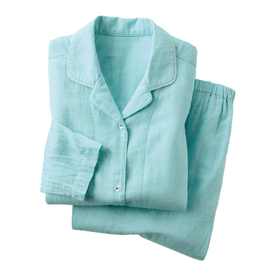 オーガニックコットンふんわり2重ガーゼパジャマ（婦人