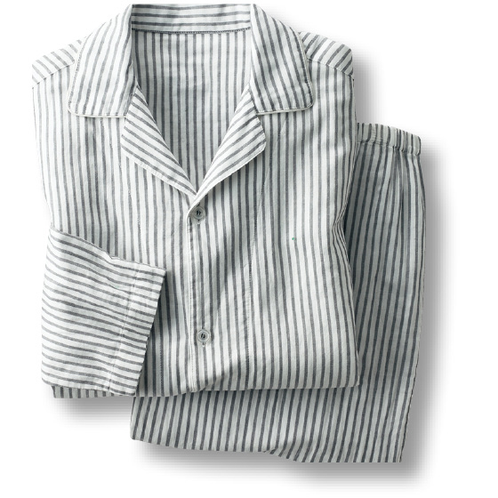 オーガニックコットンふんわり2重ガーゼパジャマ（紳士