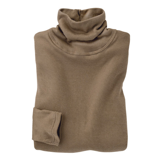 日本製ふんわりガーゼニットのハイネックインナーFuwatt