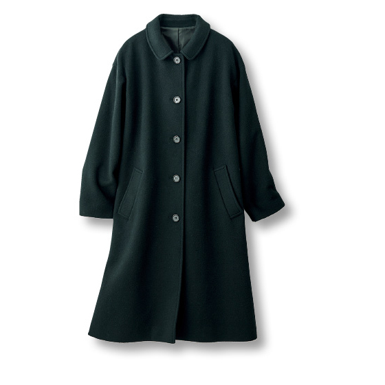 【メンテナンス済み定番カラー】尾州ウールピーコート／ブラック38サイズ メンテナンス済み定番カラー】尾州ウールピーコート／ブラック38サイズ