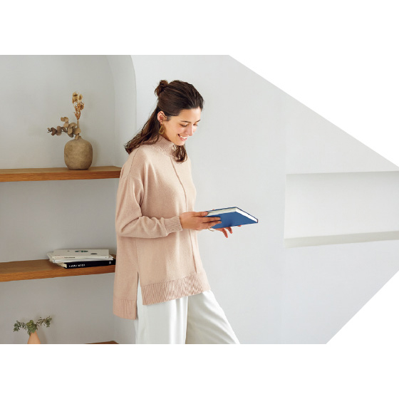 洗えるふんわり首元あたたかプルオーバーRN｜くらしと生協