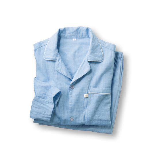 ふんわり2重ガーゼパジャマ（紳士）｜くらしと生協