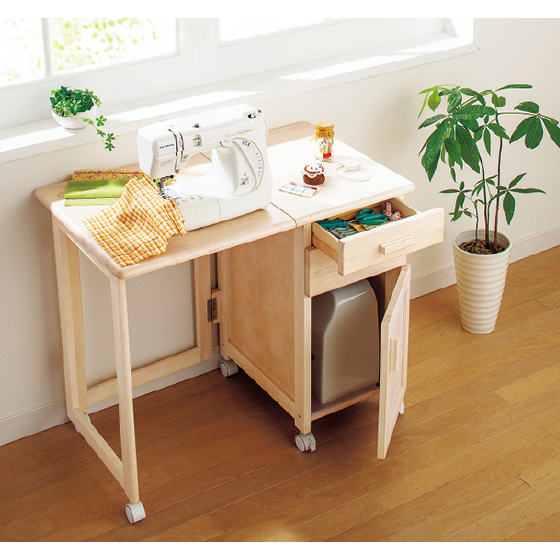 ITO キャスター付き タイプライターデスク バタフライデスク 折りたたみ式 ITO キャスター付き タイプライターデスク バタフライデスク