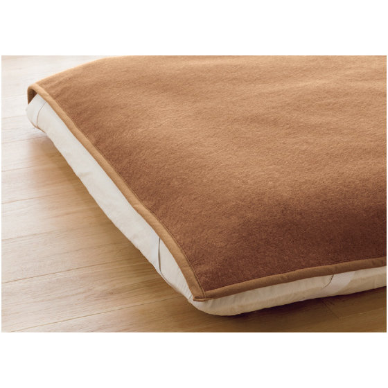 泉大津産洗えるキャメル敷き毛布（毛羽部）｜くらしと生協