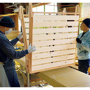 ふとんが干せる天然木ひのきすのこベッド｜くらしと生協