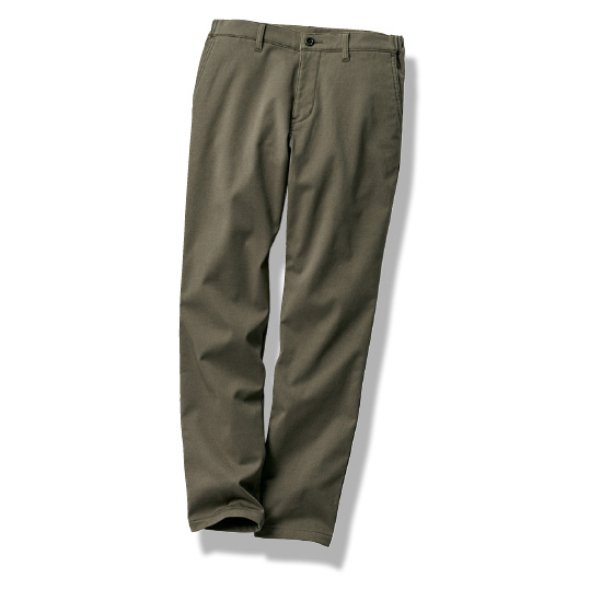 ハワード ハンティントン・クラブ 裏フリース防風ストレッチチノパンツ