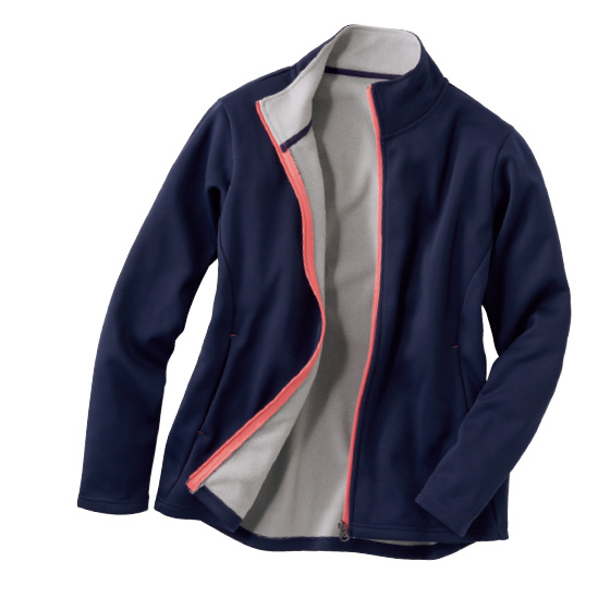 裏フリースストレッチジャケット｜くらしと生協