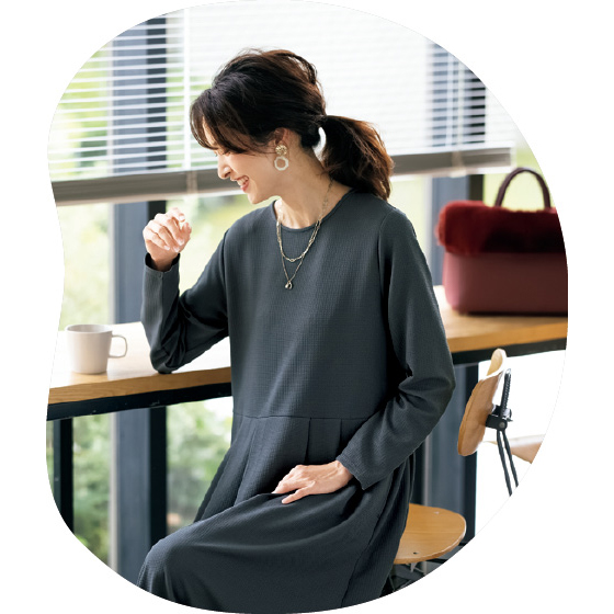 キレイがつづくマルチテックタックワンピース4852｜くらしと生協