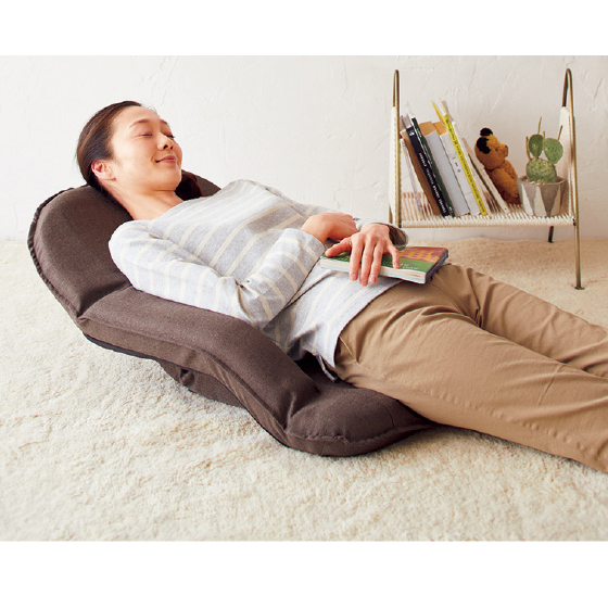 ひじ付き低反発リクライニングコンパクト座椅子｜くらしと生協