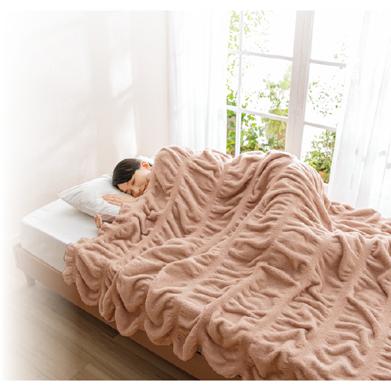 nishikawa（西川）肌添いやさしいくしゅくしゅケット（N