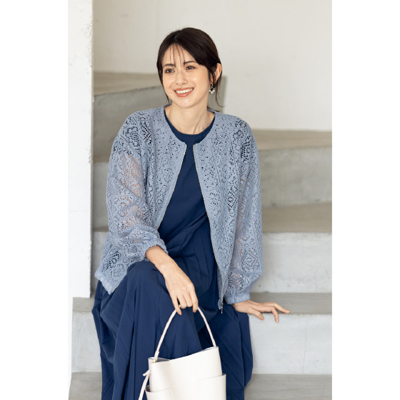 新品未使用　レースブルゾン niko and ｜ナイロン刺繍レースブルゾン | Rakuten Fashion(楽天