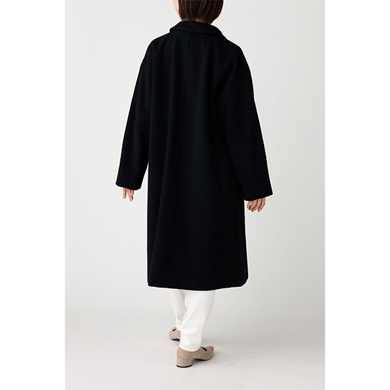 【メンテナンス済み定番カラー】尾州ウールピーコート／ブラック38サイズ 最 安 価格ファッション - 【メンテナンス済み定番カラー】尾州ウール