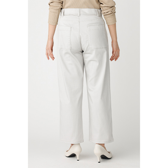 コットン艶パンツ（ゆるストレート）｜くらしと生協