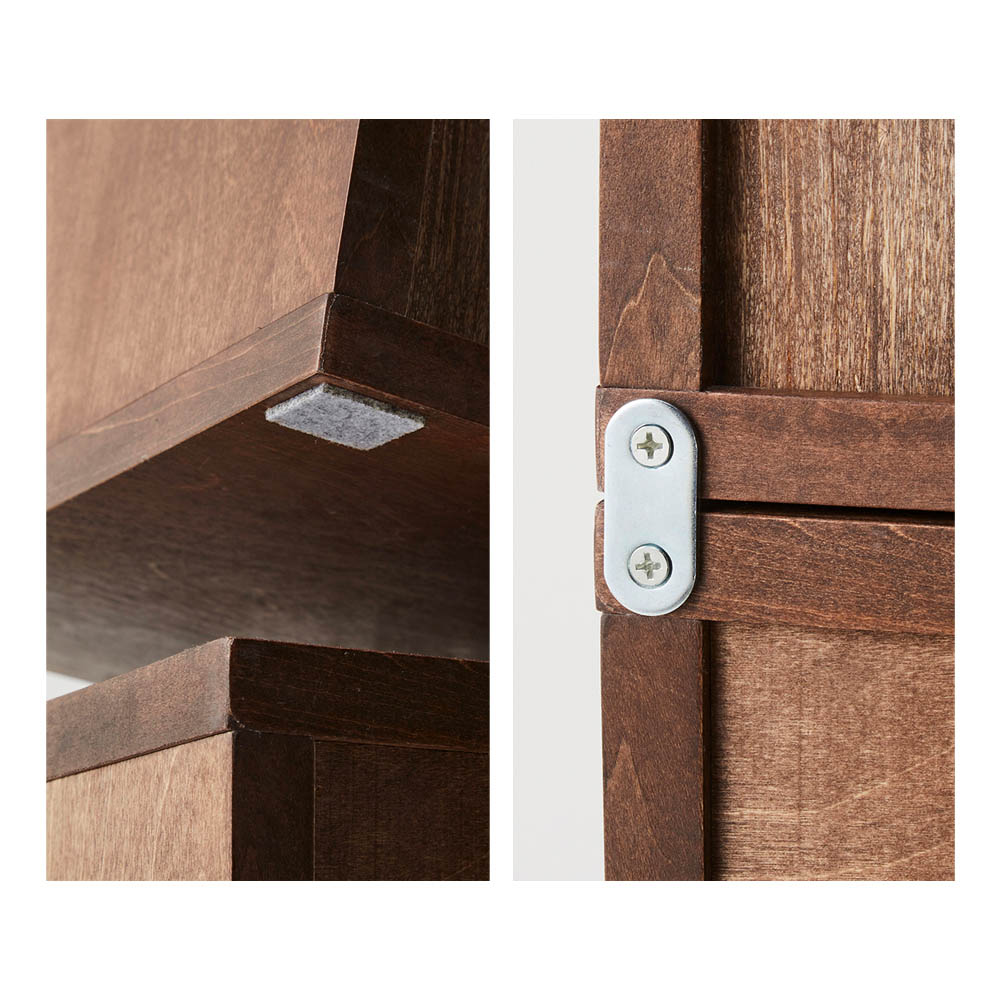 あたらしくて懐かしい。階段箪笥風ユニットキャビネットフェルト留め具